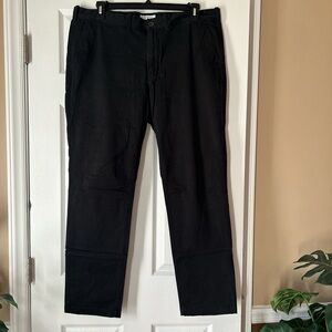EXPRESS Classic Black Chinos Skinny Fit ‘Hayden’ Casual Trousers ~ Size 38 x 32